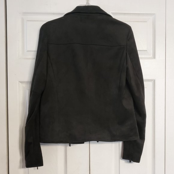 Kut From the Kloth Jayden Leaopard Faux Suede Moto Jacket - Picture 8 of 13